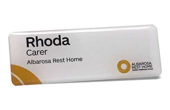 name badge sample images